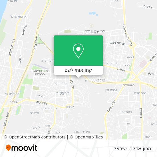 מפת מכון אדלר