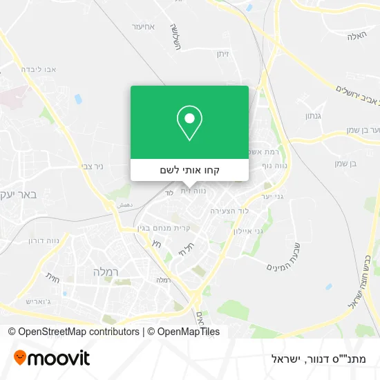 מפת מתנ""ס דנוור