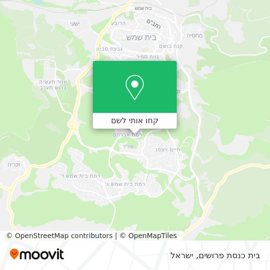 מפת בית כנסת פרושים