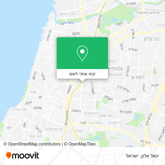 מפת יגאל אלון