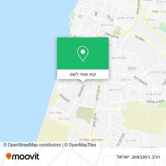 מפת הרב ניסנבאום