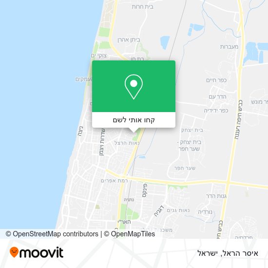 מפת איסר הראל