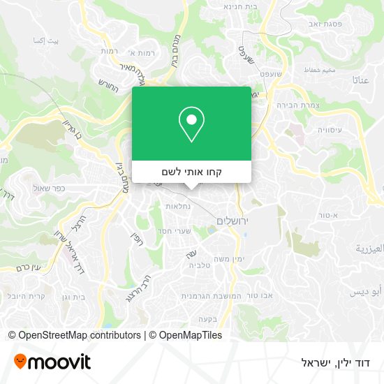 מפת דוד ילין