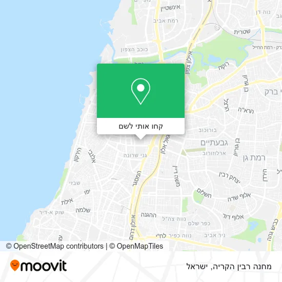 מפת מחנה רבין הקריה