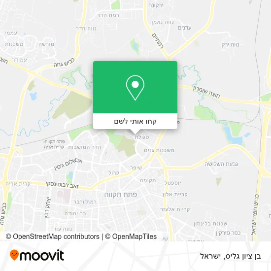 מפת בן ציון גליס