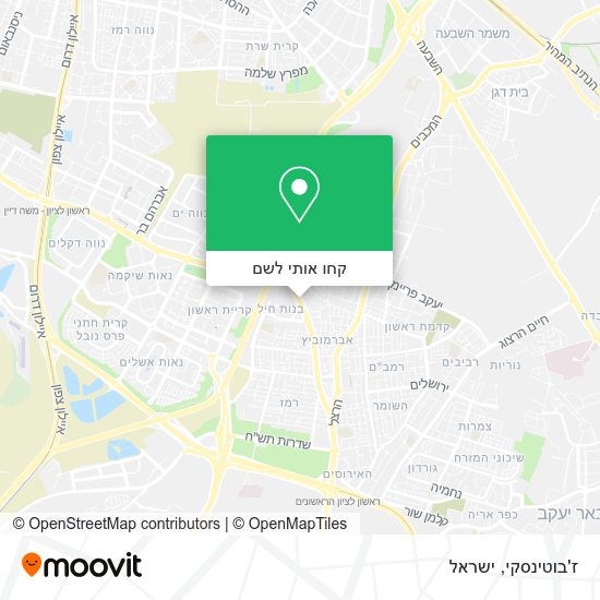 מפת ז'בוטינסקי
