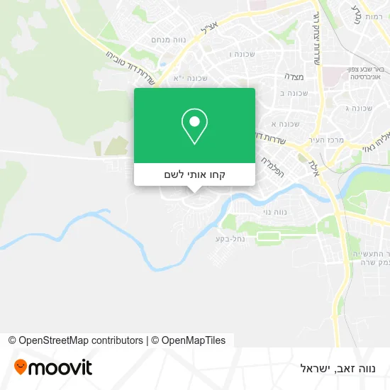 מפת נווה זאב