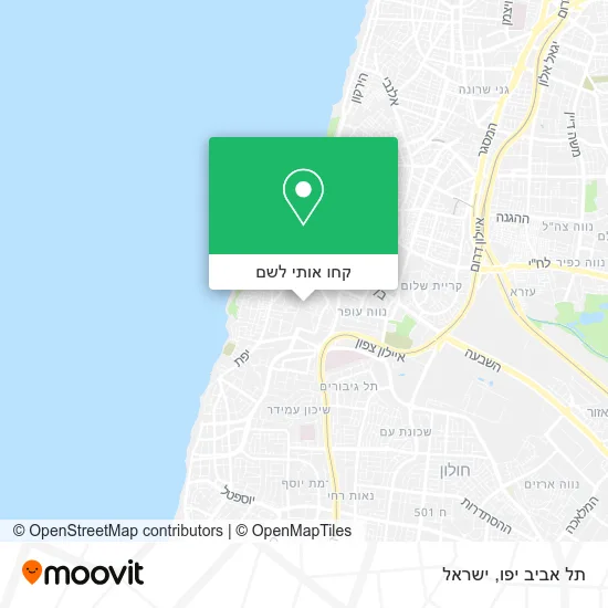 מפת תל אביב יפו