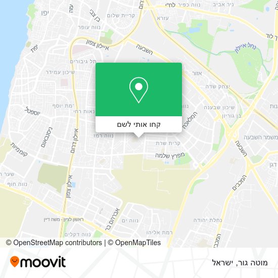 מפת מוטה גור