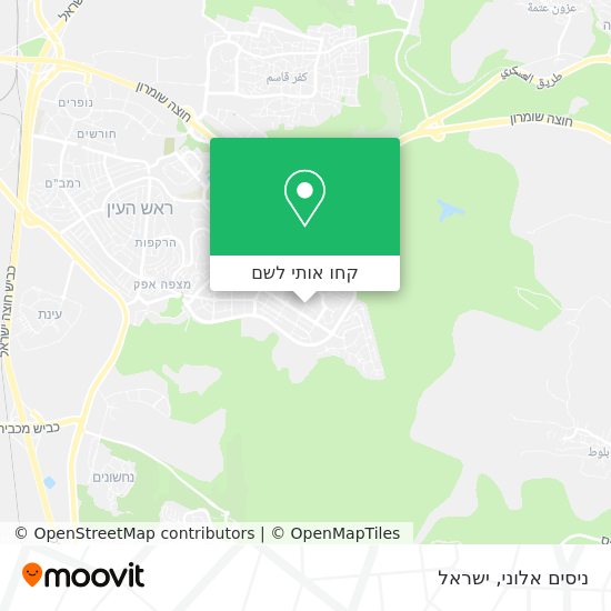 מפת ניסים אלוני
