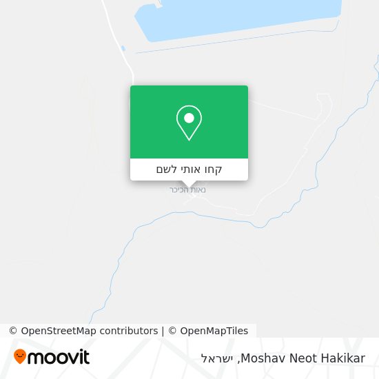 מפת Moshav Neot Hakikar
