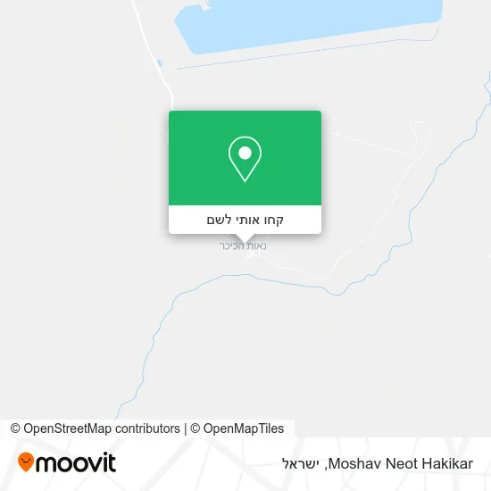 מפת Moshav Neot Hakikar