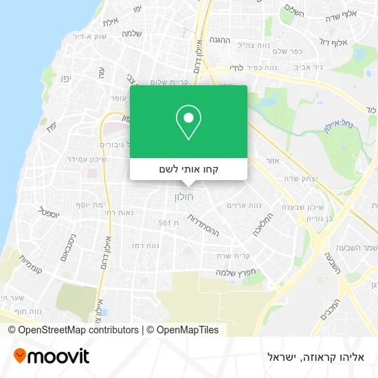 מפת אליהו קראוזה