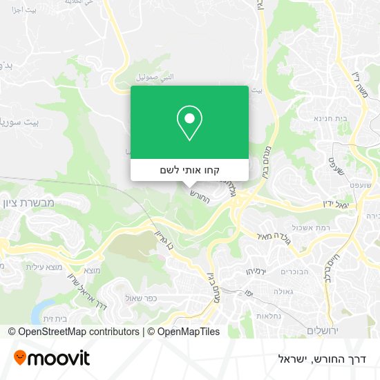 מפת דרך החורש
