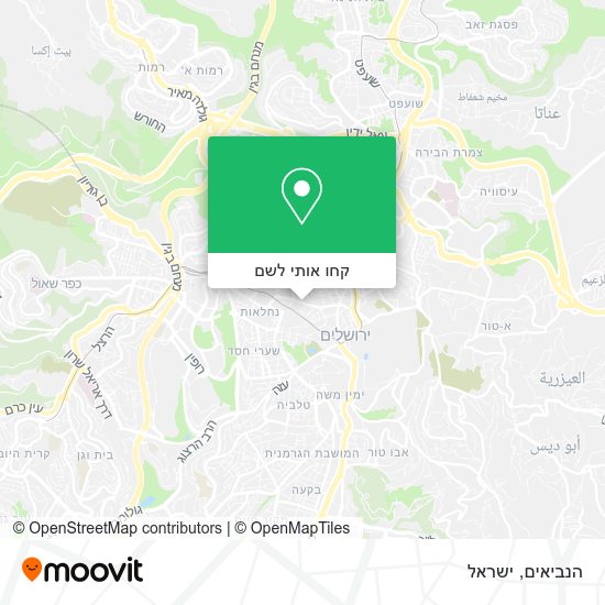 מפת הנביאים