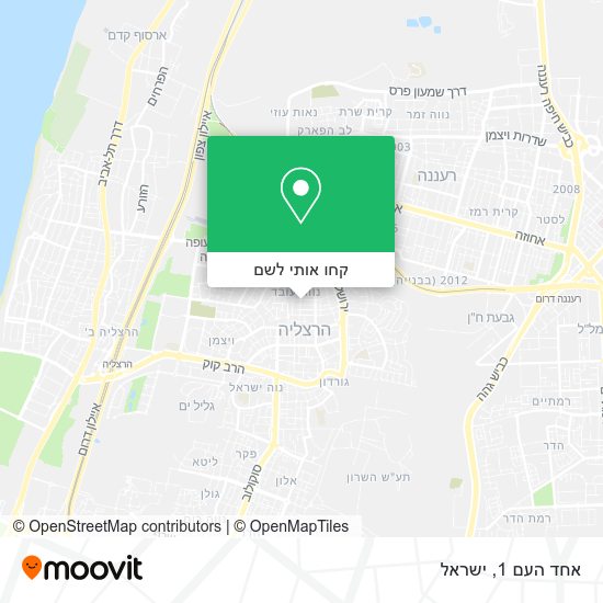 מפת אחד העם 1