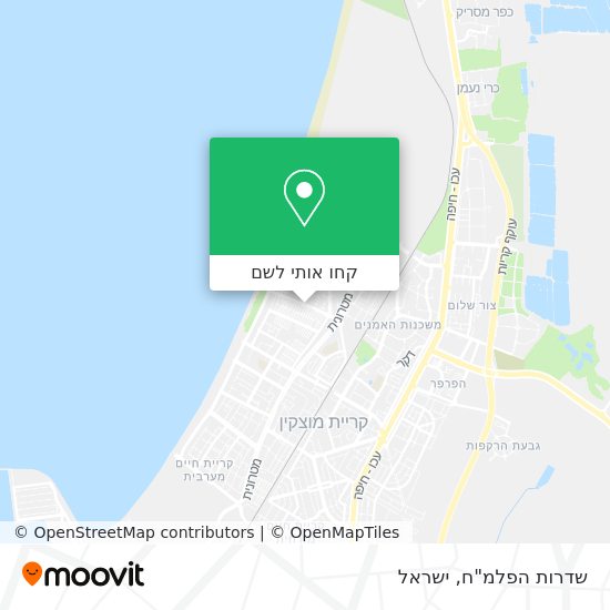 מפת שדרות הפלמ"ח