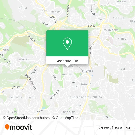 מפת באר שבע 1