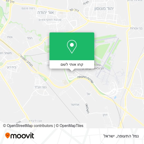 מפת נמל התעופה