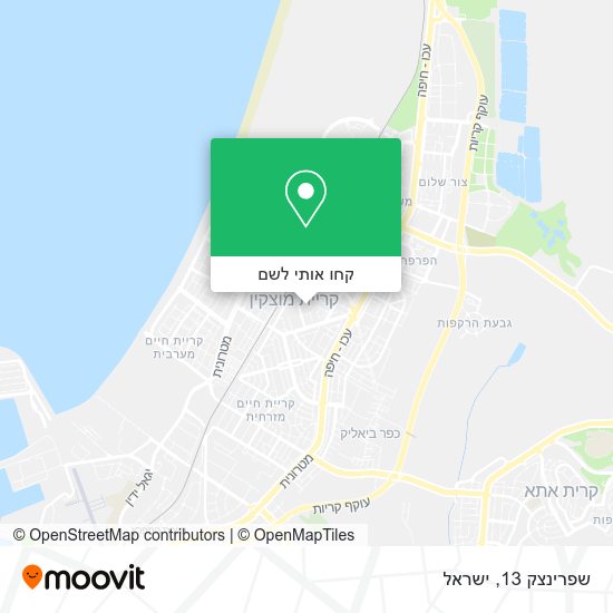 מפת שפרינצק 13