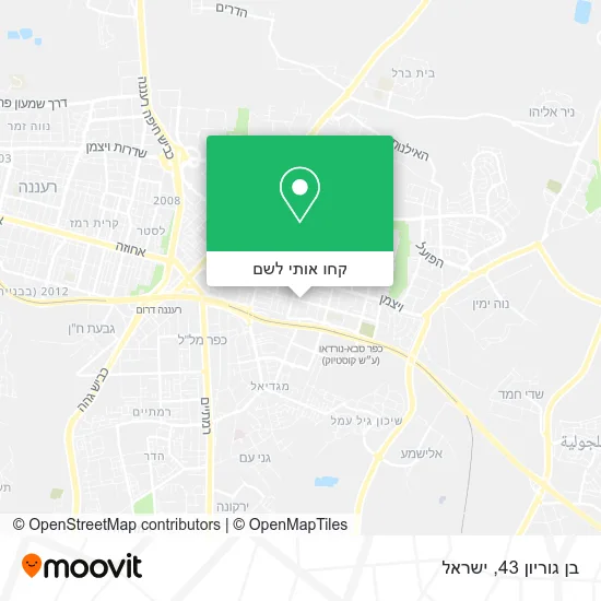 מפת בן גוריון 43