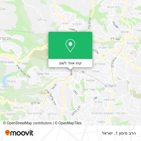 מפת הרב מימון 1
