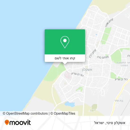 מפת אשקלון סיטי