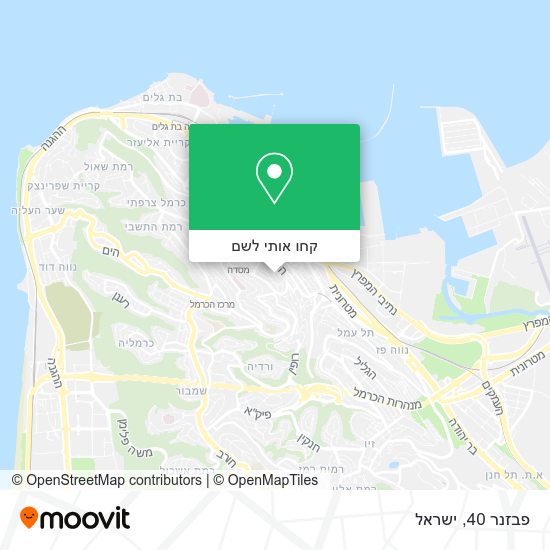 מפת פבזנר 40