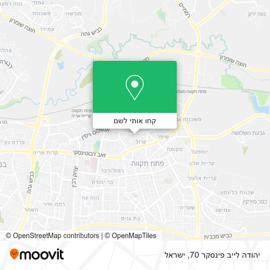 מפת יהודה לייב פינסקר 70