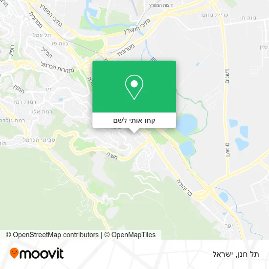 מפת תל חנן