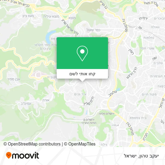 מפת יעקב טהון