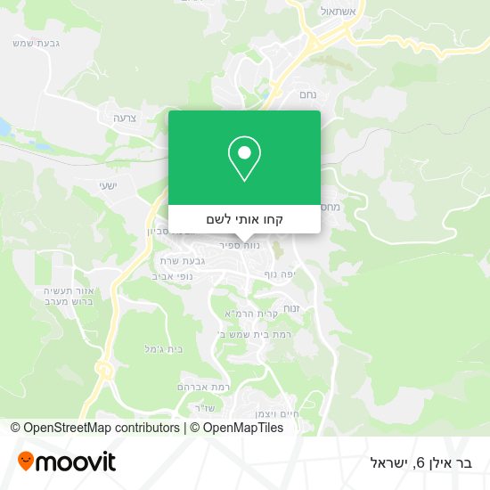 מפת בר אילן 6