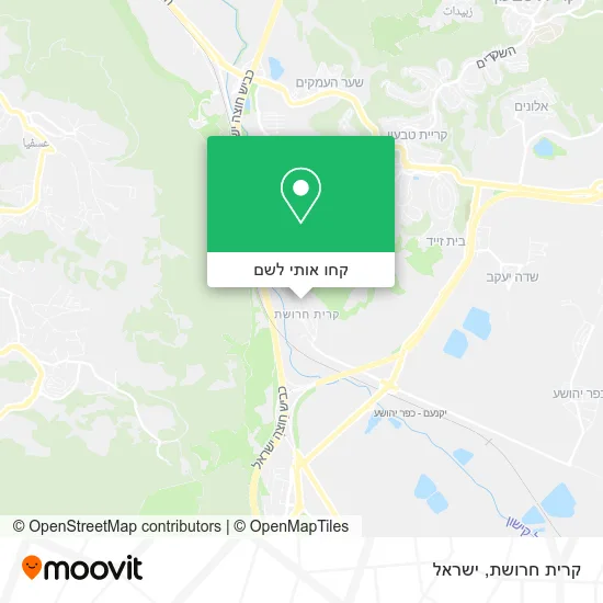 מפת קרית חרושת