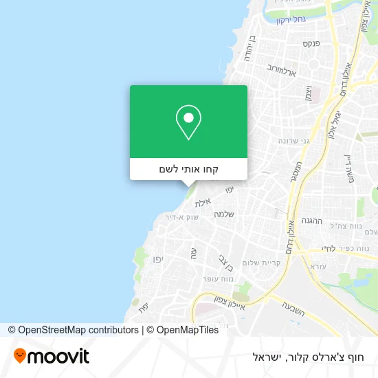 מפת חוף צ'ארלס קלור