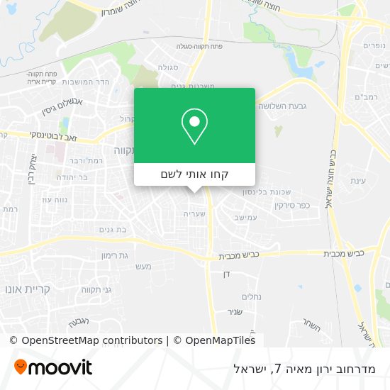 מפת מדרחוב ירון מאיה 7