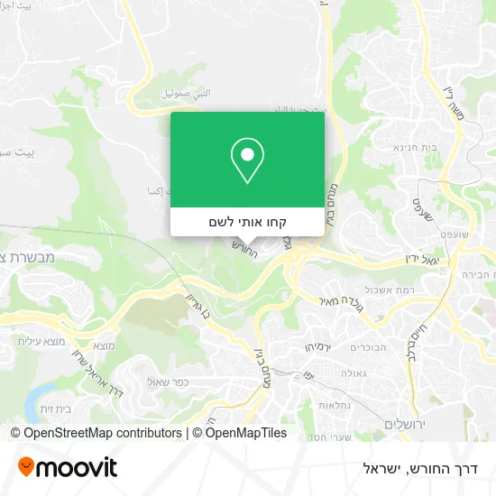 מפת דרך החורש