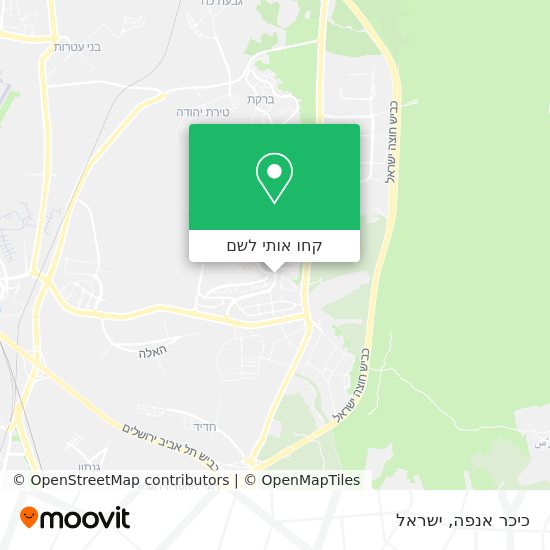 מפת כיכר אנפה