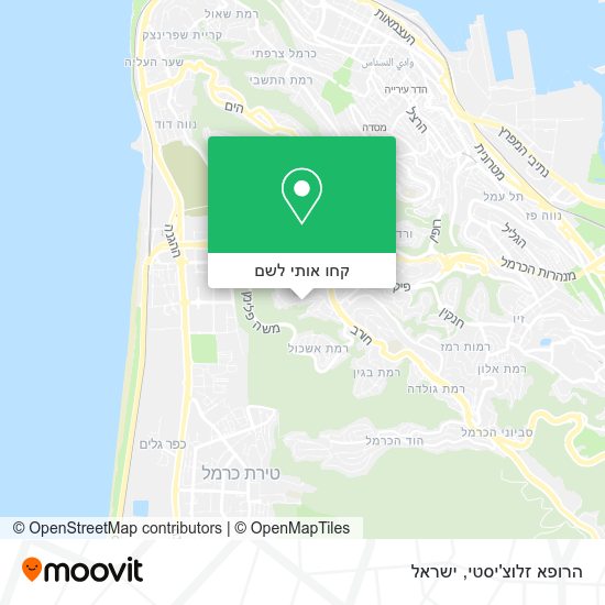 מפת הרופא זלוצ'יסטי