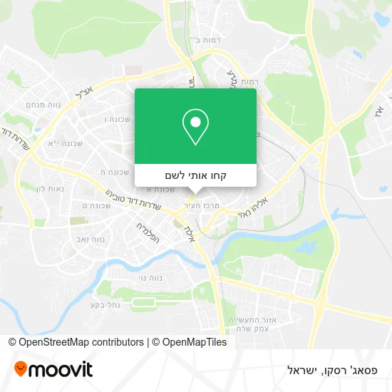 מפת פסאג' רסקו
