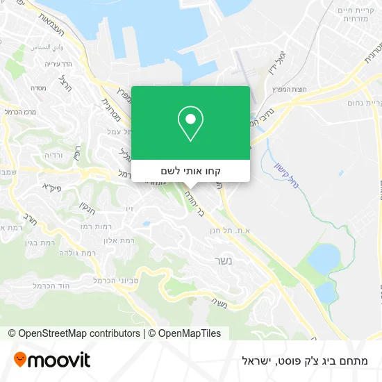 מפת מתחם ביג צ'ק פוסט