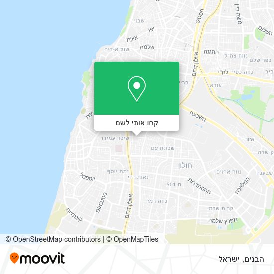 מפת הבנים