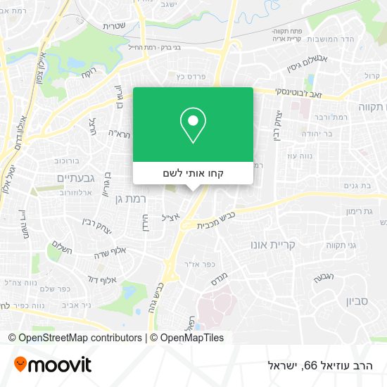 מפת הרב עוזיאל 66
