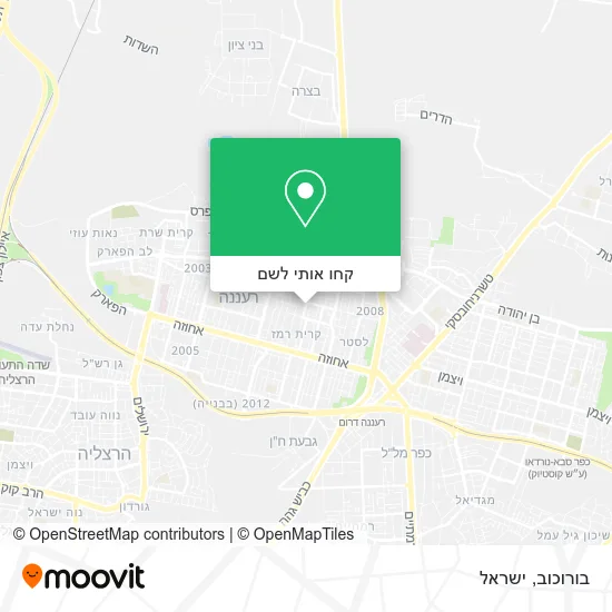 מפת בורוכוב