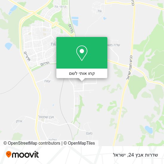 מפת שדרות אבץ 24