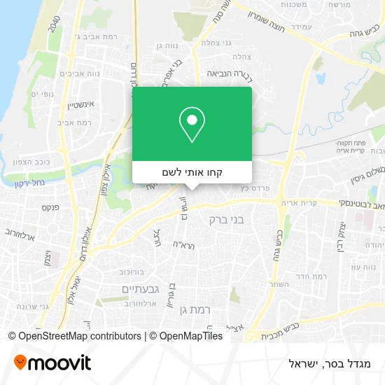 מפת מגדל בסר