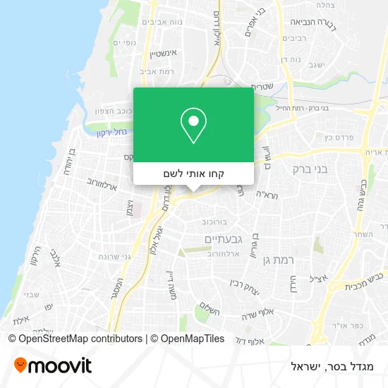 מפת מגדל בסר