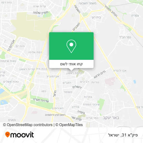 מפת פיק"א 31