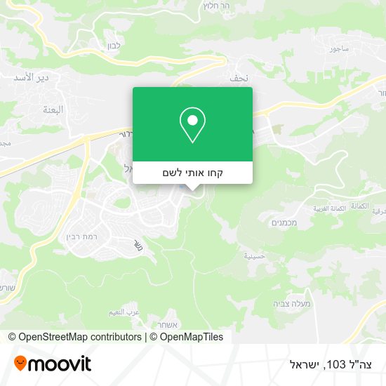 מפת צה"ל 103
