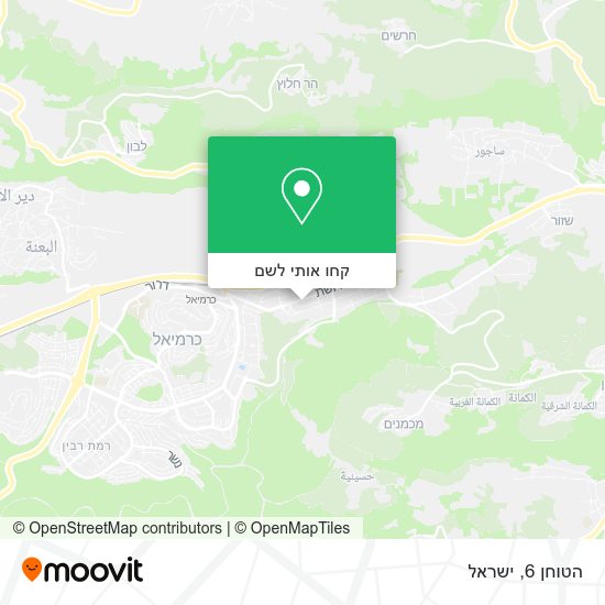 מפת הטוחן 6