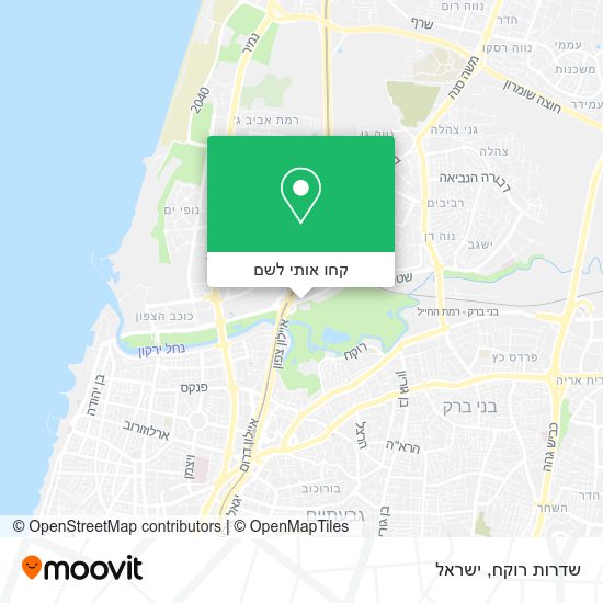 מפת שדרות רוקח
